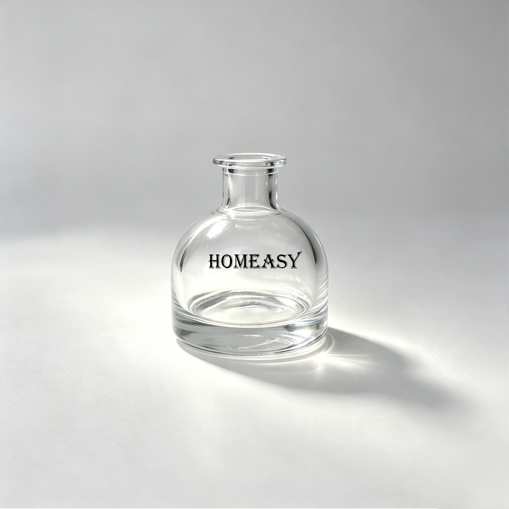 Home Fragrance Us - 50ml 100ml ハーフラウンド型 空のリードディフューザーガラスボトル 詰め替え用フレグランスオイル ベース