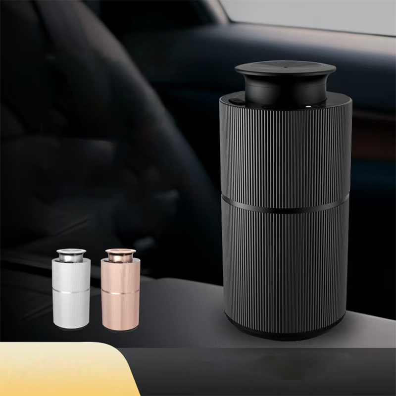 Home Fragrance Verbena - メタルボディスマートカーディフューザー ポータブル充電式水なしアロマネブライザー 家庭用オフィス用エッセンシャルオイルフレグランスマシン