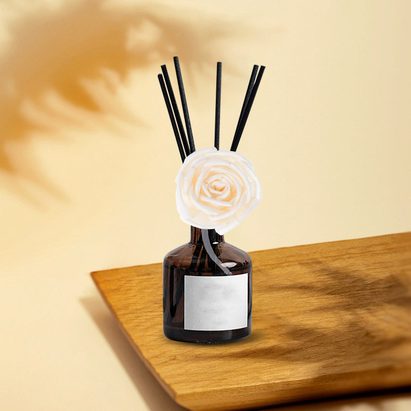 Home Fragrance Us - フレグランスディフューザー交換用リフィル 曲げられるコットンロープフラワー 小型オイルディフューザー 家庭 オフィス ホテル用フレグランスアクセサリー
