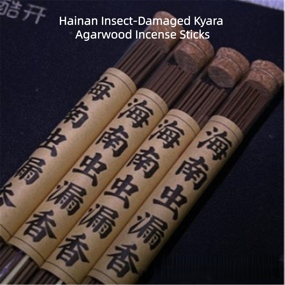 Home Fragrance Sale - 海南虫害沈香線香10g/筒、家庭・オフィス用アロマセラピー、寝室用芳香剤、人気沈香線香