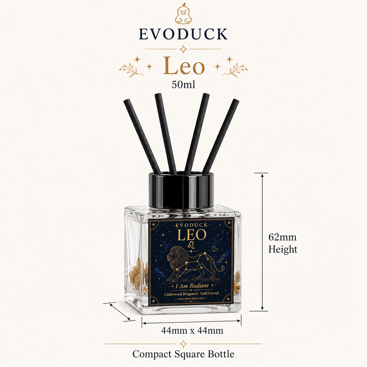 レオの星座リードディフューザー 50ml シダーウッド ベル - Home Fragrance Bergamot のレビューと価格