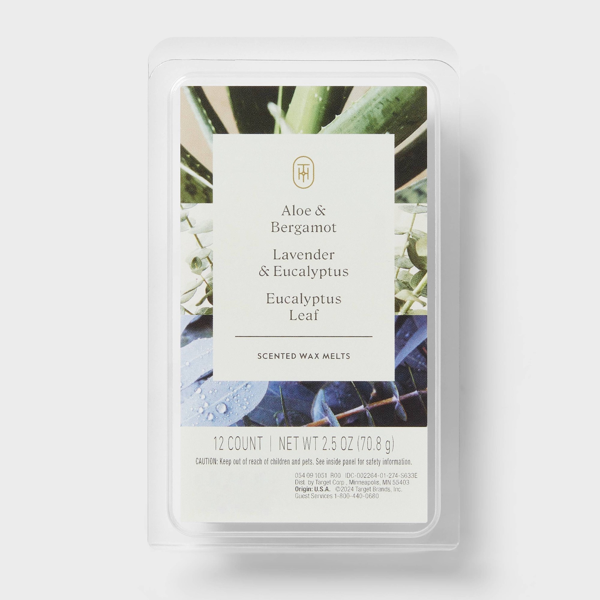 24ctの植物性香料ワックスメルト、アロエ、ベルガモット、ラ - Home Fragrance Us のレビューと価格