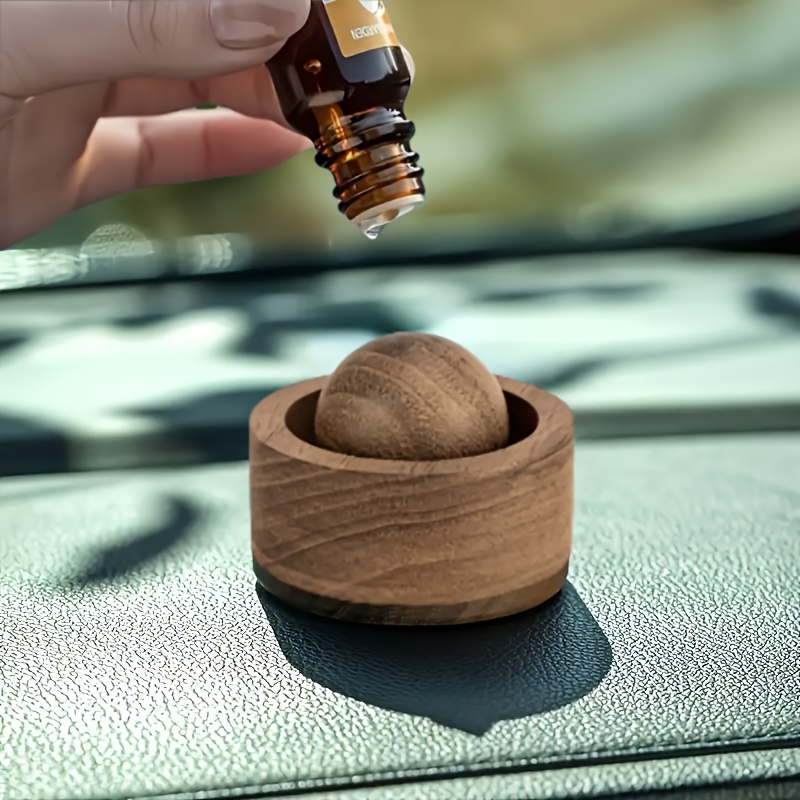 車＆家庭用エッセンシャルオイルディフューザー - 木製ミニキ - Home Fragrance Verbena のレビューと価格