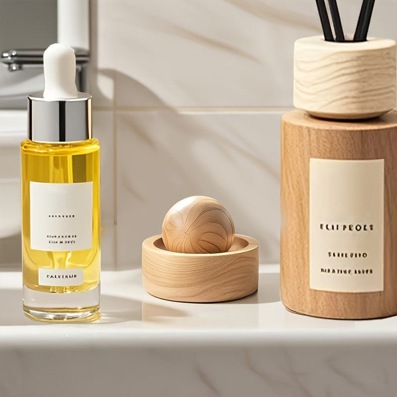 車＆家庭用エッセンシャルオイルディフューザー - 木製ミニキ - Home Fragrance Verbena のレビューと価格